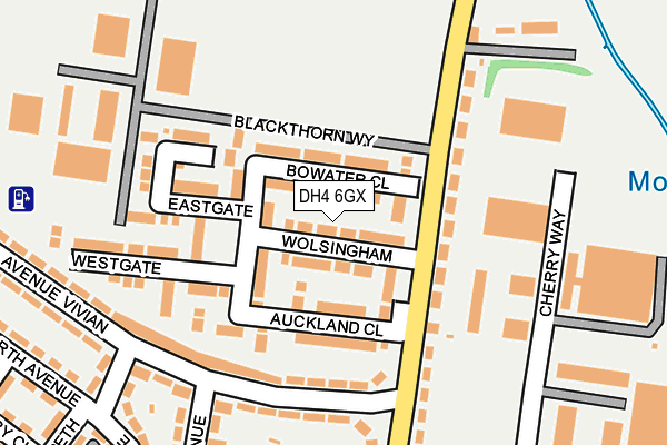 DH4 6GX map - OS OpenMap – Local (Ordnance Survey) DH4 6GX map - OS OpenMap – Local (Ordnance Survey)