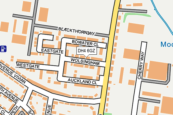 DH4 6GZ map - OS OpenMap – Local (Ordnance Survey) DH4 6GZ map - OS OpenMap – Local (Ordnance Survey)