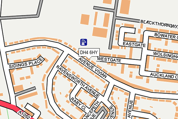 DH4 6HY map - OS OpenMap – Local (Ordnance Survey) DH4 6HY map - OS OpenMap – Local (Ordnance Survey)