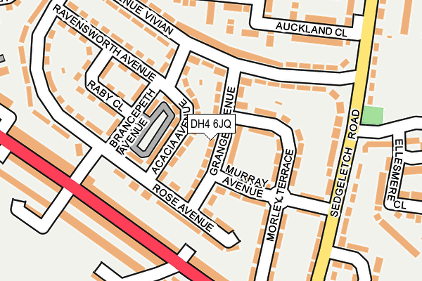 DH4 6JQ map - OS OpenMap – Local (Ordnance Survey) DH4 6JQ map - OS OpenMap – Local (Ordnance Survey)