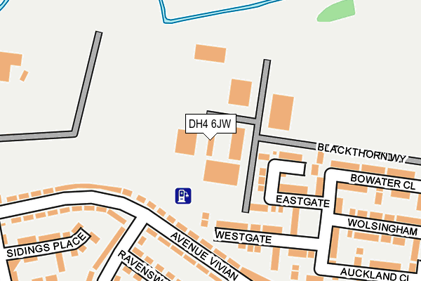 DH4 6JW map - OS OpenMap – Local (Ordnance Survey) DH4 6JW map - OS OpenMap – Local (Ordnance Survey)