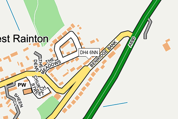 DH4 6NN map - OS OpenMap – Local (Ordnance Survey) DH4 6NN map - OS OpenMap – Local (Ordnance Survey)