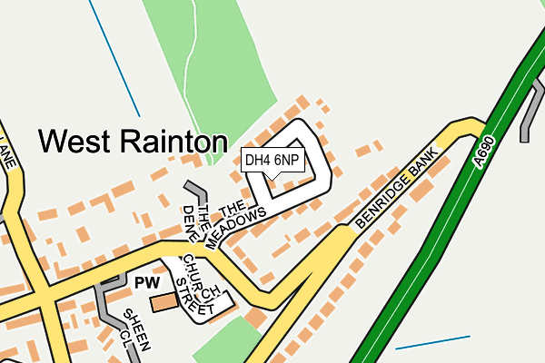 DH4 6NP map - OS OpenMap – Local (Ordnance Survey) DH4 6NP map - OS OpenMap – Local (Ordnance Survey)