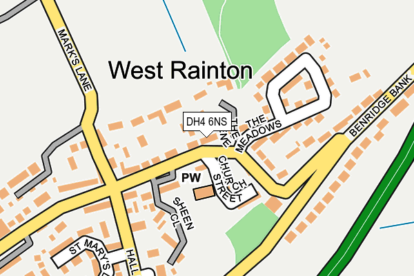 DH4 6NS map - OS OpenMap – Local (Ordnance Survey) DH4 6NS map - OS OpenMap – Local (Ordnance Survey)