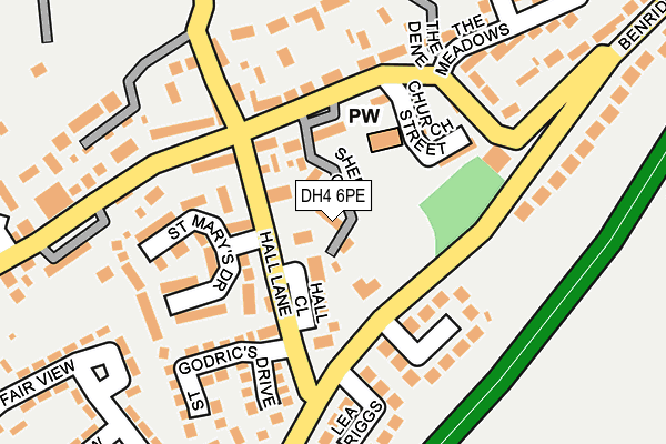 DH4 6PE map - OS OpenMap – Local (Ordnance Survey) DH4 6PE map - OS OpenMap – Local (Ordnance Survey)