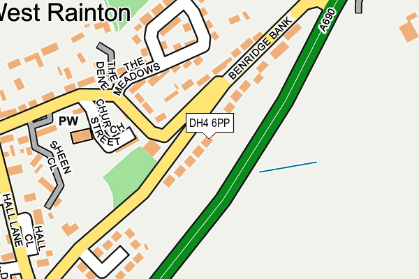 DH4 6PP map - OS OpenMap – Local (Ordnance Survey) DH4 6PP map - OS OpenMap – Local (Ordnance Survey)