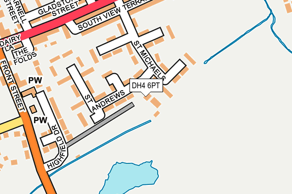 DH4 6PT map - OS OpenMap – Local (Ordnance Survey) DH4 6PT map - OS OpenMap – Local (Ordnance Survey)