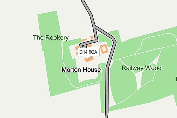 DH4 6QA map - OS OpenMap – Local (Ordnance Survey) DH4 6QA map - OS OpenMap – Local (Ordnance Survey)