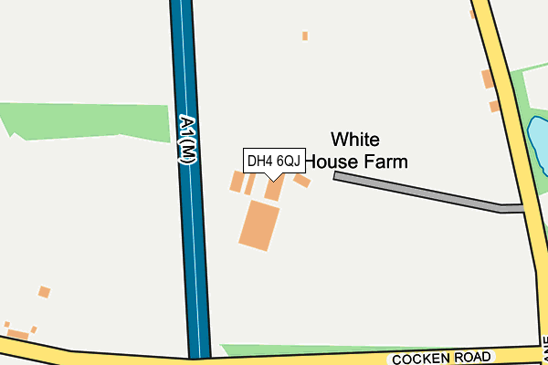 DH4 6QJ map - OS OpenMap – Local (Ordnance Survey) DH4 6QJ map - OS OpenMap – Local (Ordnance Survey)