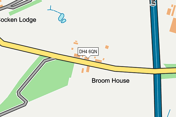 DH4 6QN map - OS OpenMap – Local (Ordnance Survey) DH4 6QN map - OS OpenMap – Local (Ordnance Survey)