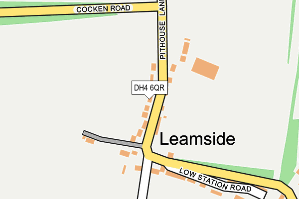 DH4 6QR map - OS OpenMap – Local (Ordnance Survey)
