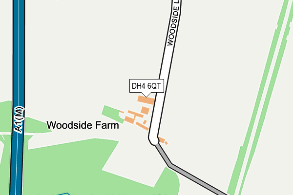 DH4 6QT map - OS OpenMap – Local (Ordnance Survey) DH4 6QT map - OS OpenMap – Local (Ordnance Survey)
