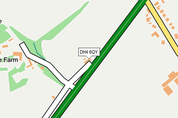 DH4 6QY map - OS OpenMap – Local (Ordnance Survey) DH4 6QY map - OS OpenMap – Local (Ordnance Survey)