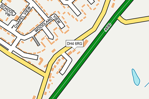 DH4 6RG map - OS OpenMap – Local (Ordnance Survey) DH4 6RG map - OS OpenMap – Local (Ordnance Survey)