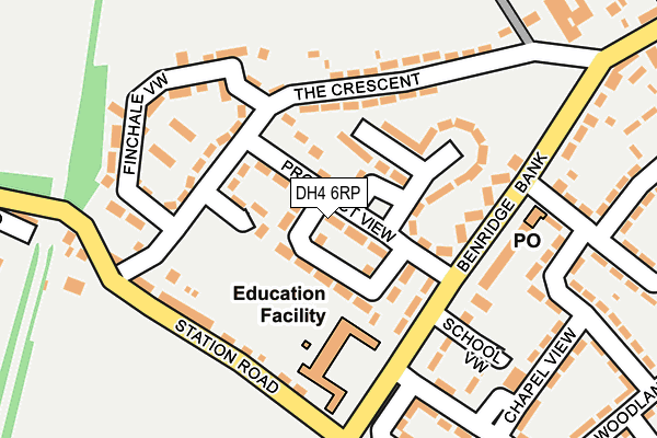 DH4 6RP map - OS OpenMap – Local (Ordnance Survey) DH4 6RP map - OS OpenMap – Local (Ordnance Survey)