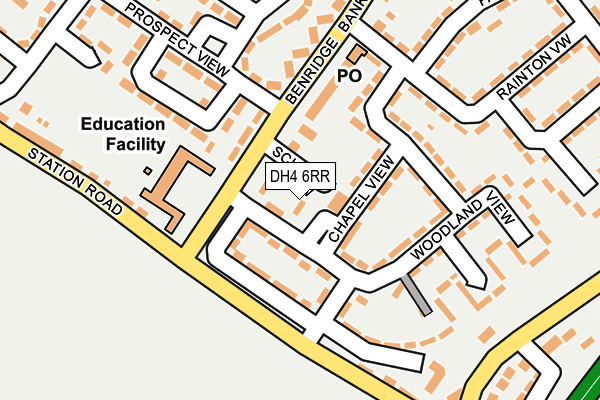 DH4 6RR map - OS OpenMap – Local (Ordnance Survey) DH4 6RR map - OS OpenMap – Local (Ordnance Survey)