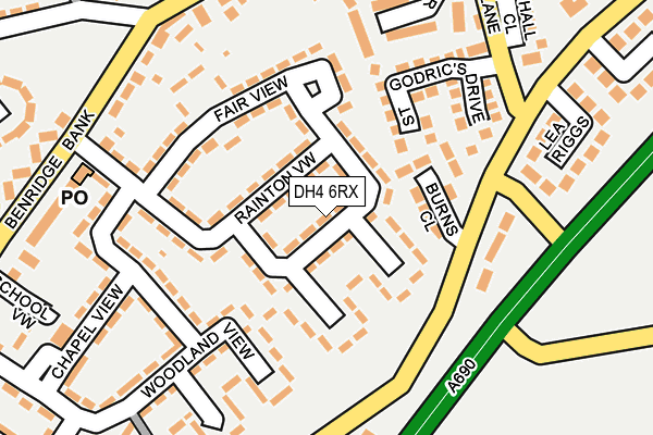 DH4 6RX map - OS OpenMap – Local (Ordnance Survey) DH4 6RX map - OS OpenMap – Local (Ordnance Survey)