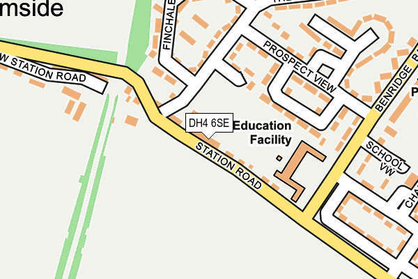 DH4 6SE map - OS OpenMap – Local (Ordnance Survey) DH4 6SE map - OS OpenMap – Local (Ordnance Survey)