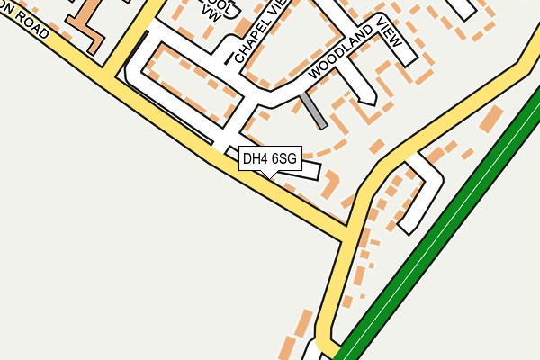 DH4 6SG map - OS OpenMap – Local (Ordnance Survey) DH4 6SG map - OS OpenMap – Local (Ordnance Survey)
