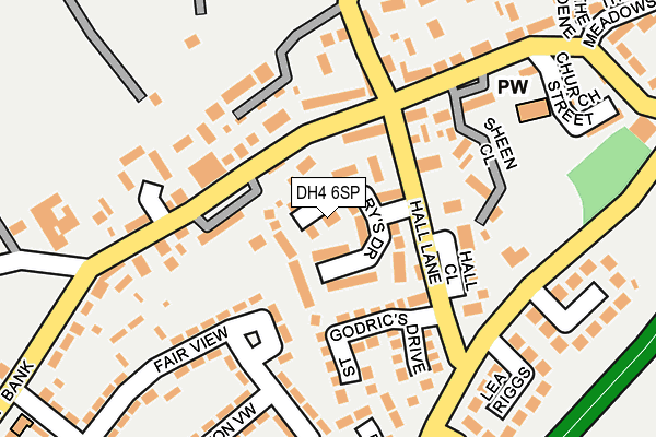 DH4 6SP map - OS OpenMap – Local (Ordnance Survey) DH4 6SP map - OS OpenMap – Local (Ordnance Survey)