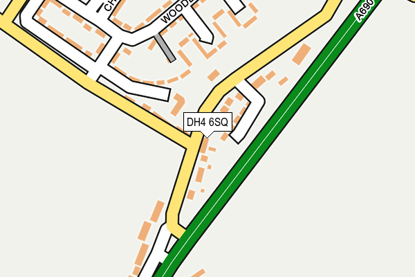DH4 6SQ map - OS OpenMap – Local (Ordnance Survey) DH4 6SQ map - OS OpenMap – Local (Ordnance Survey)