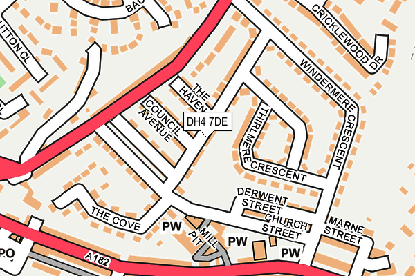 DH4 7DE map - OS OpenMap – Local (Ordnance Survey) DH4 7DE map - OS OpenMap – Local (Ordnance Survey)