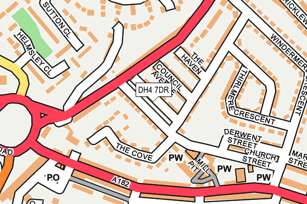 DH4 7DR map - OS OpenMap – Local (Ordnance Survey) DH4 7DR map - OS OpenMap – Local (Ordnance Survey)