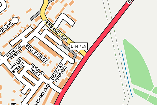 DH4 7EN map - OS OpenMap – Local (Ordnance Survey) DH4 7EN map - OS OpenMap – Local (Ordnance Survey)