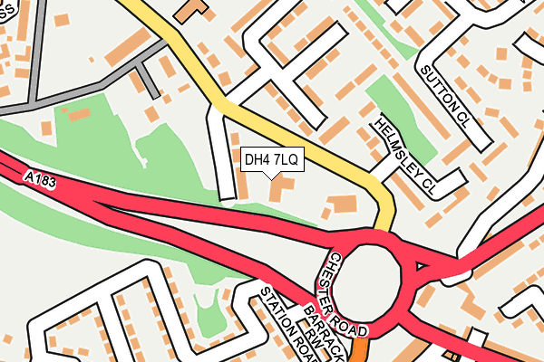 DH4 7LQ map - OS OpenMap – Local (Ordnance Survey) DH4 7LQ map - OS OpenMap – Local (Ordnance Survey)