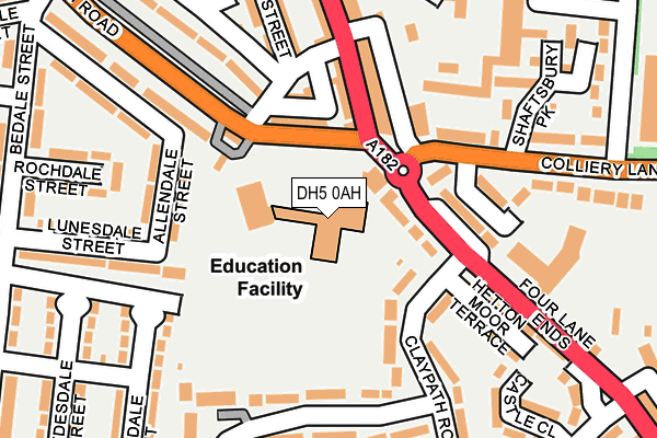DH5 0AH map - OS OpenMap – Local (Ordnance Survey) DH5 0AH map - OS OpenMap – Local (Ordnance Survey)