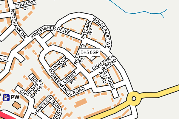 DH5 0GP map - OS OpenMap – Local (Ordnance Survey) DH5 0GP map - OS OpenMap – Local (Ordnance Survey)