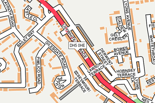 DH5 0HE map - OS OpenMap – Local (Ordnance Survey) DH5 0HE map - OS OpenMap – Local (Ordnance Survey)