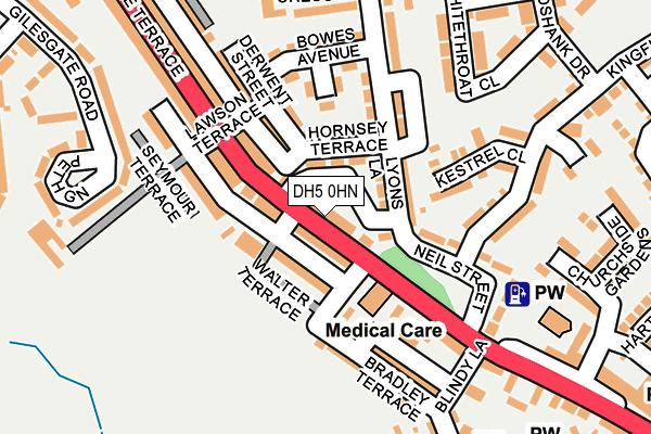 DH5 0HN map - OS OpenMap – Local (Ordnance Survey) DH5 0HN map - OS OpenMap – Local (Ordnance Survey)