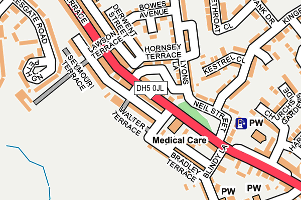 DH5 0JL map - OS OpenMap – Local (Ordnance Survey) DH5 0JL map - OS OpenMap – Local (Ordnance Survey)