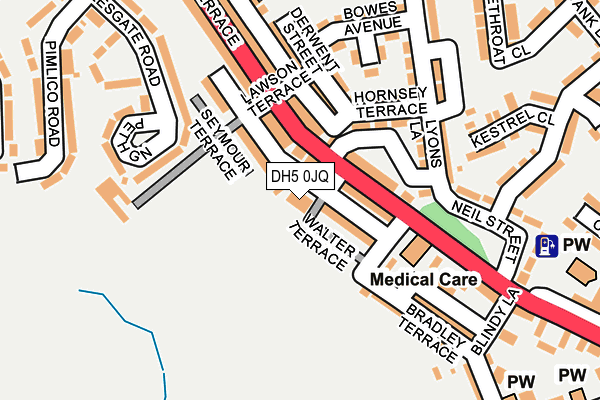 DH5 0JQ map - OS OpenMap – Local (Ordnance Survey) DH5 0JQ map - OS OpenMap – Local (Ordnance Survey)
