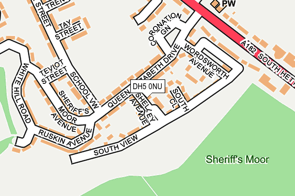 DH5 0NU map - OS OpenMap – Local (Ordnance Survey) DH5 0NU map - OS OpenMap – Local (Ordnance Survey)