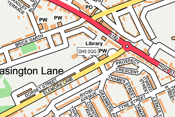 DH5 0QG map - OS OpenMap – Local (Ordnance Survey) DH5 0QG map - OS OpenMap – Local (Ordnance Survey)