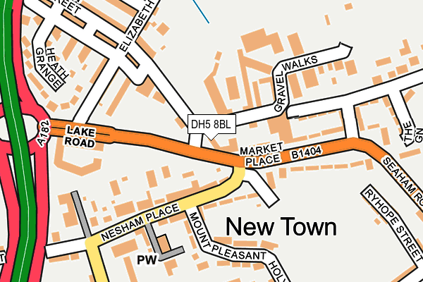 DH5 8BL map - OS OpenMap – Local (Ordnance Survey) DH5 8BL map - OS OpenMap – Local (Ordnance Survey)