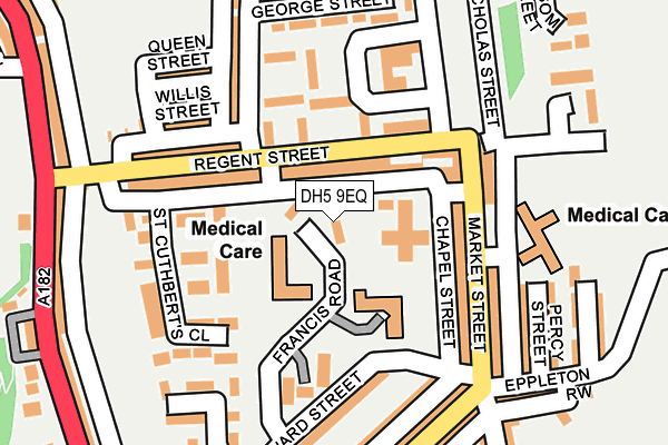 DH5 9EQ map - OS OpenMap – Local (Ordnance Survey) DH5 9EQ map - OS OpenMap – Local (Ordnance Survey)
