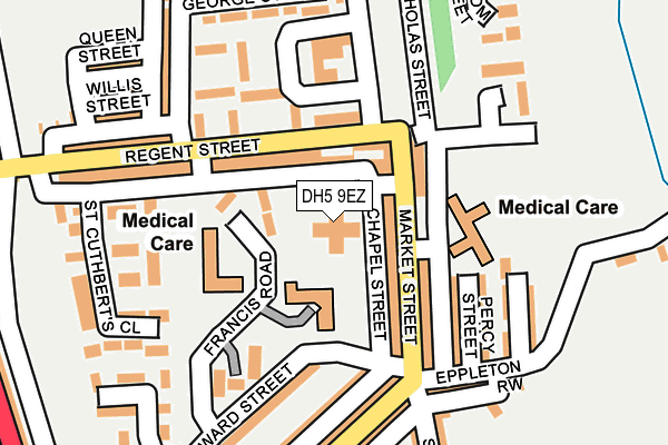 DH5 9EZ map - OS OpenMap – Local (Ordnance Survey) DH5 9EZ map - OS OpenMap – Local (Ordnance Survey)