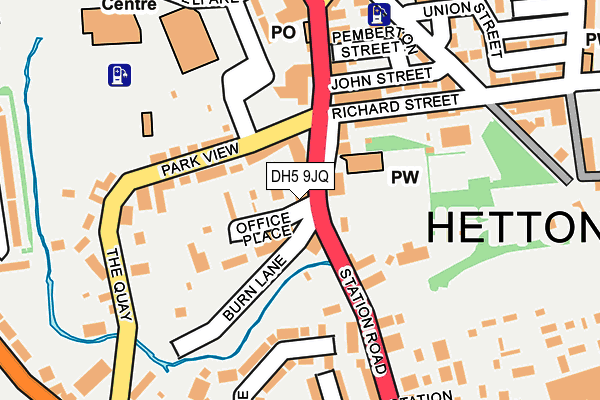 DH5 9JQ map - OS OpenMap – Local (Ordnance Survey) DH5 9JQ map - OS OpenMap – Local (Ordnance Survey)