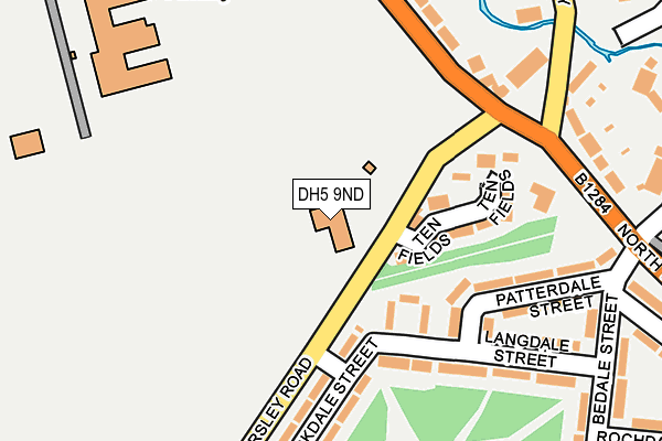 DH5 9ND map - OS OpenMap – Local (Ordnance Survey) DH5 9ND map - OS OpenMap – Local (Ordnance Survey)