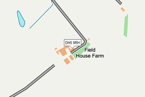 DH5 9RH map - OS OpenMap – Local (Ordnance Survey) DH5 9RH map - OS OpenMap – Local (Ordnance Survey)