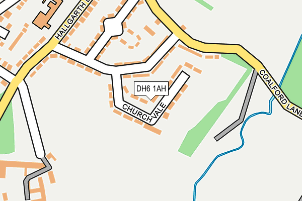 DH6 1AH map - OS OpenMap – Local (Ordnance Survey) DH6 1AH map - OS OpenMap – Local (Ordnance Survey)