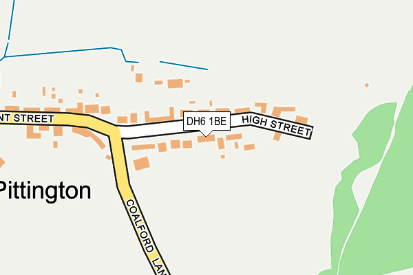 DH6 1BE map - OS OpenMap – Local (Ordnance Survey) DH6 1BE map - OS OpenMap – Local (Ordnance Survey)