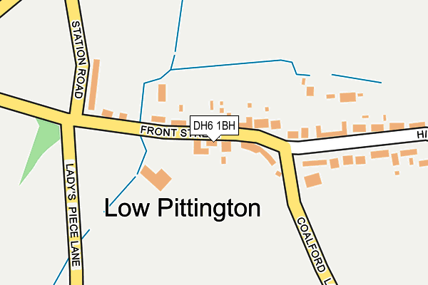 DH6 1BH map - OS OpenMap – Local (Ordnance Survey) DH6 1BH map - OS OpenMap – Local (Ordnance Survey)