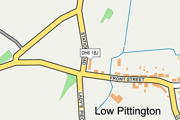 DH6 1BJ map - OS OpenMap – Local (Ordnance Survey) DH6 1BJ map - OS OpenMap – Local (Ordnance Survey)