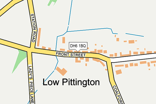 DH6 1BQ map - OS OpenMap – Local (Ordnance Survey) DH6 1BQ map - OS OpenMap – Local (Ordnance Survey)