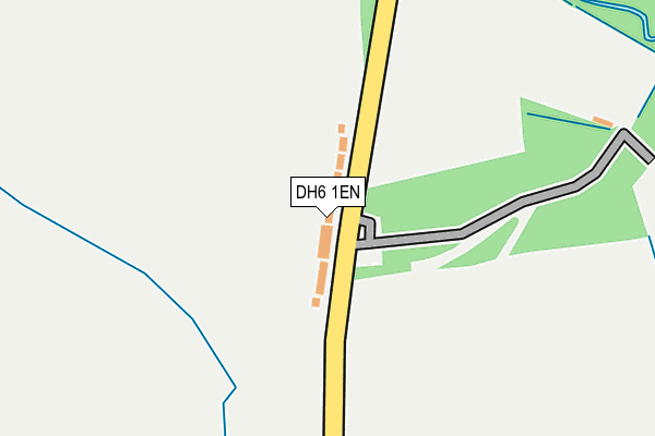 DH6 1EN map - OS OpenMap – Local (Ordnance Survey) DH6 1EN map - OS OpenMap – Local (Ordnance Survey)