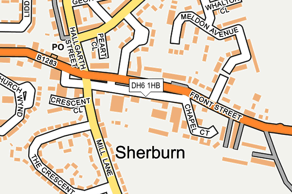 DH6 1HB map - OS OpenMap – Local (Ordnance Survey) DH6 1HB map - OS OpenMap – Local (Ordnance Survey)